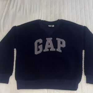 GAP Dark Blue Sherpa Sweatshirt